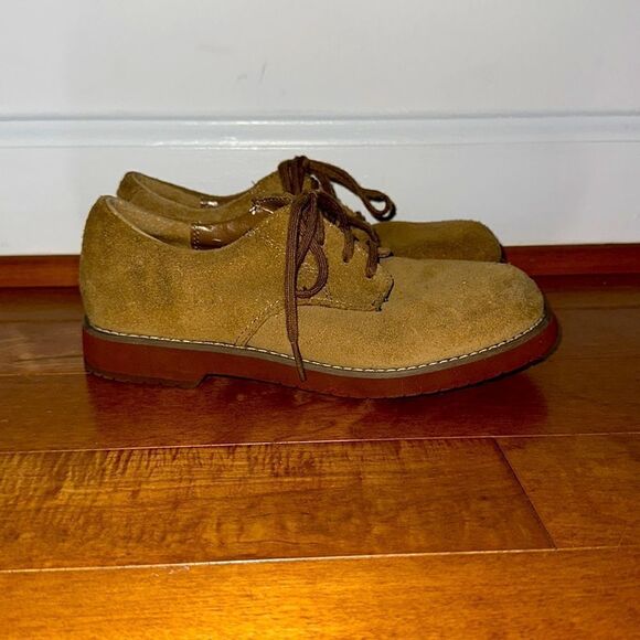 Sperry Other - Sperry Topsider Tevin Tan Suede Shoes Sz 2.5 Wide